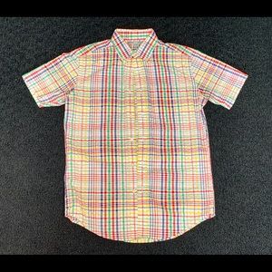 Seersucker Short Sleeve Button Down
